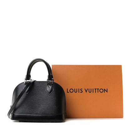 Louis Vuitton Epi Alma BB Black 13 of 14