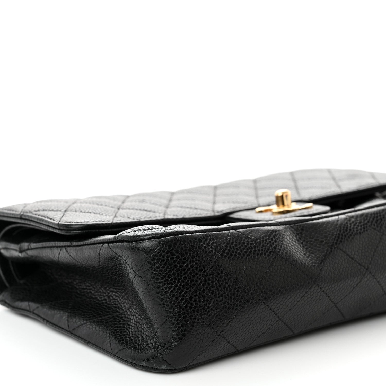 Chanel Caviar Quilted Medium Double Flap Black 9 of 13