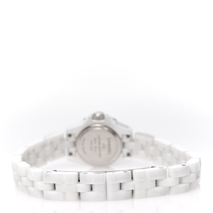 Chanel Stainless Steel Ceramic Pink Sapphire 19mm J12 Quartz Watch White 4 of 7