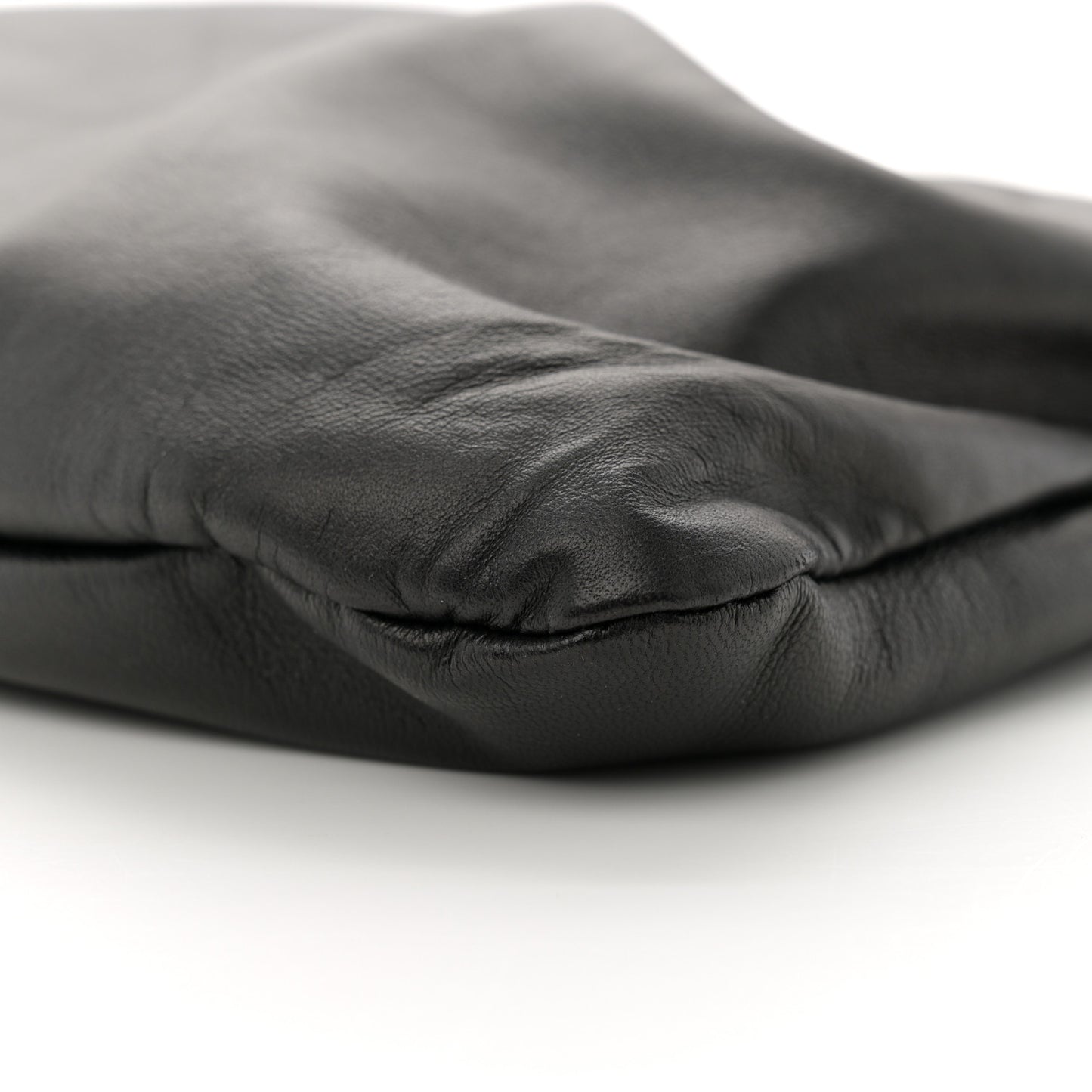 Goatskin XL Bourse Bag Black