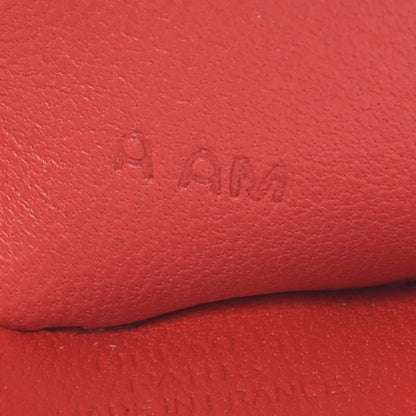 Hermes Milo Lambskin Grigri Rodeo Horse Bag Charm MM Rouge Indien Gold Bougainvillea 4 of 5