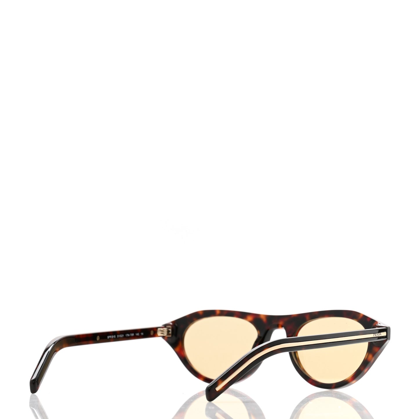 Acetate Iconic Metal Plaque Sunglasses SPR B15 Chamomile