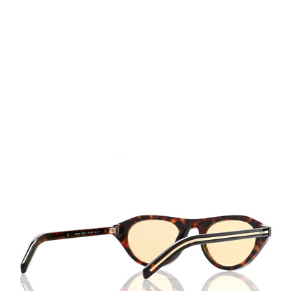 Prada Acetate Iconic Metal Plaque Sunglasses SPR B15 Chamomile 4 of 7