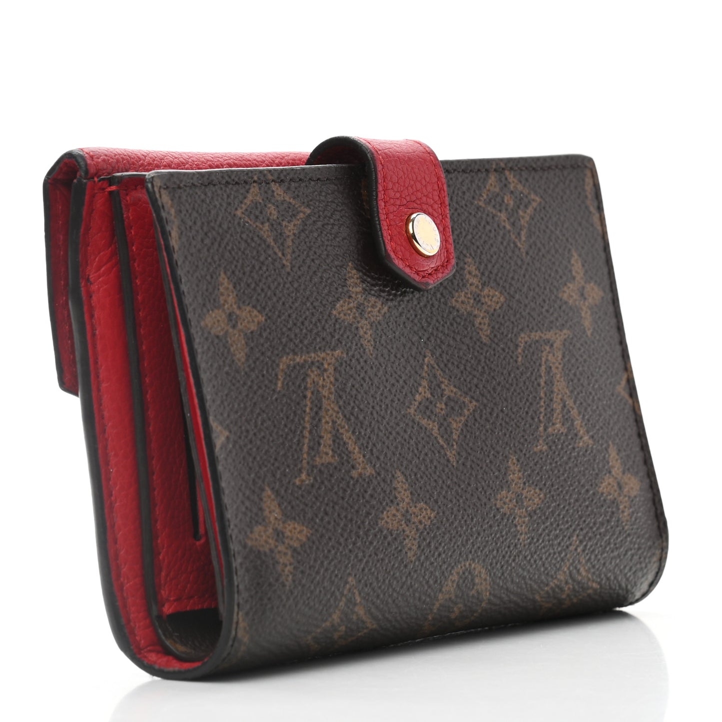 Monogram Pallas Compact Wallet Cherry