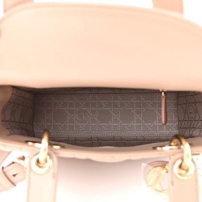 Christian Dior Lambskin Cannage Small Lucky Badges My Lady Dior Taupe 5 of 11