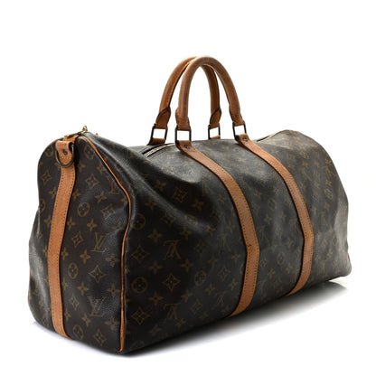 Louis Vuitton Monogram Keepall Bandouliere 50 2 of 12