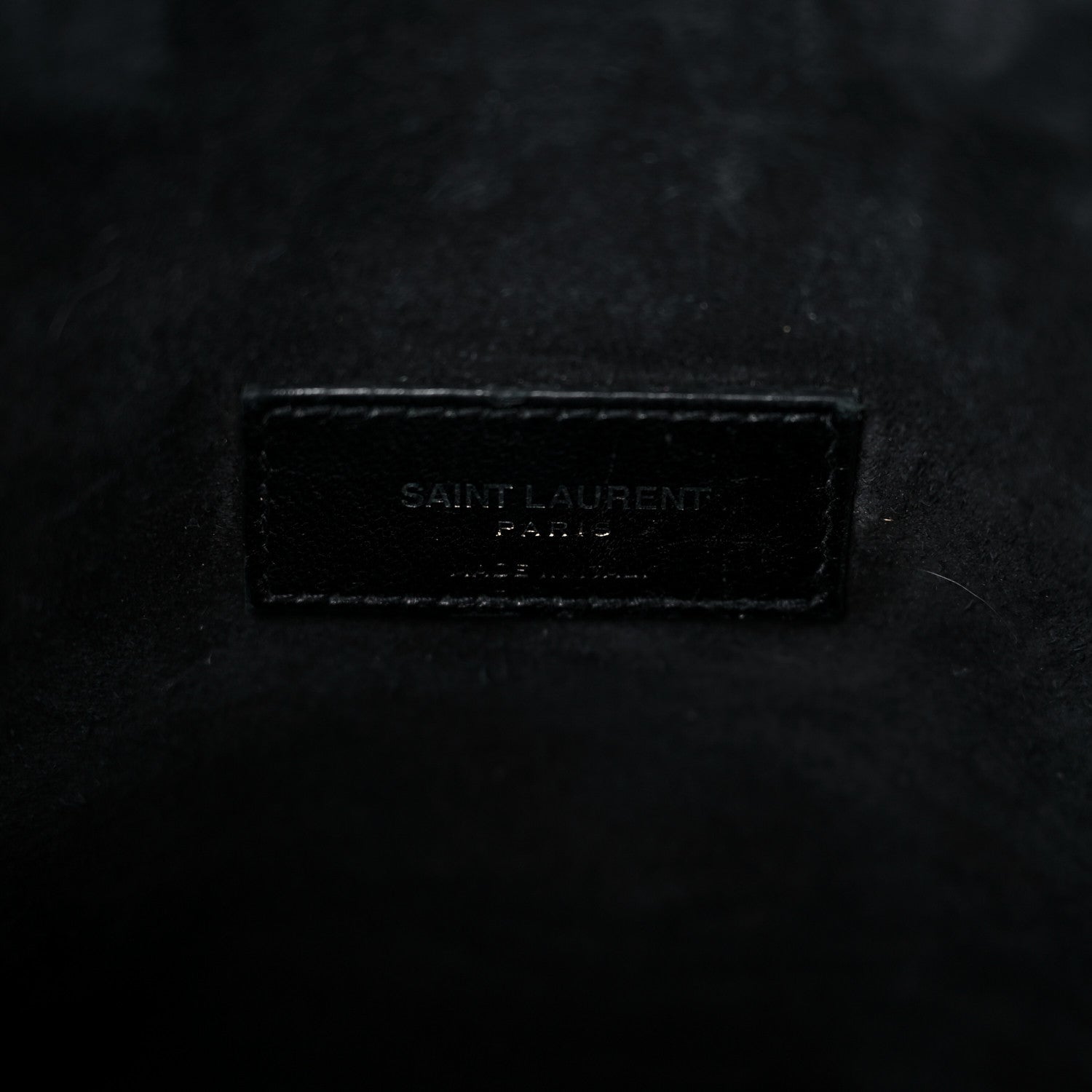 Saint Laurent Calfskin Crocodile Embossed Small Supple Sac de Jour Black 6 of 19