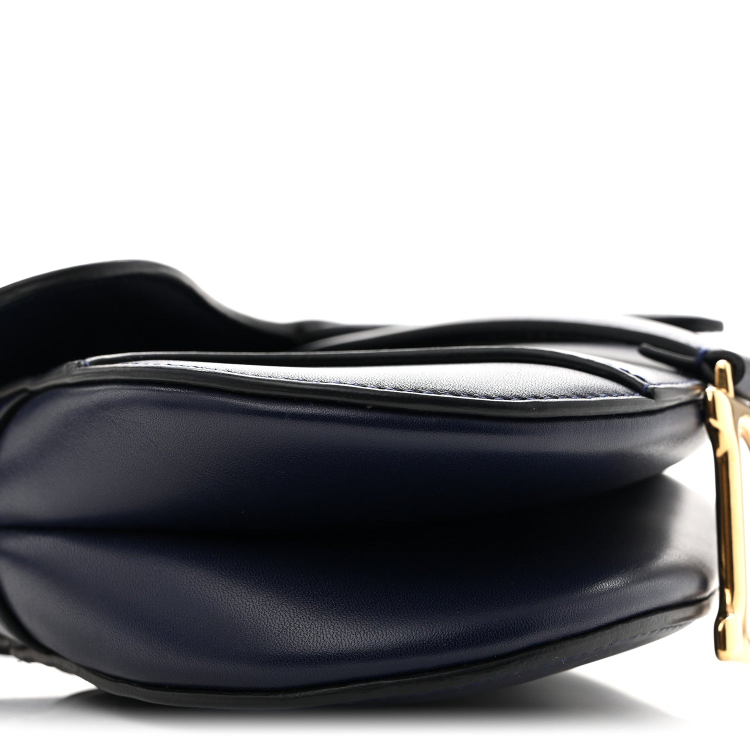Christian Dior Calfskin Mini Saddle Bag Blue 9 of 13