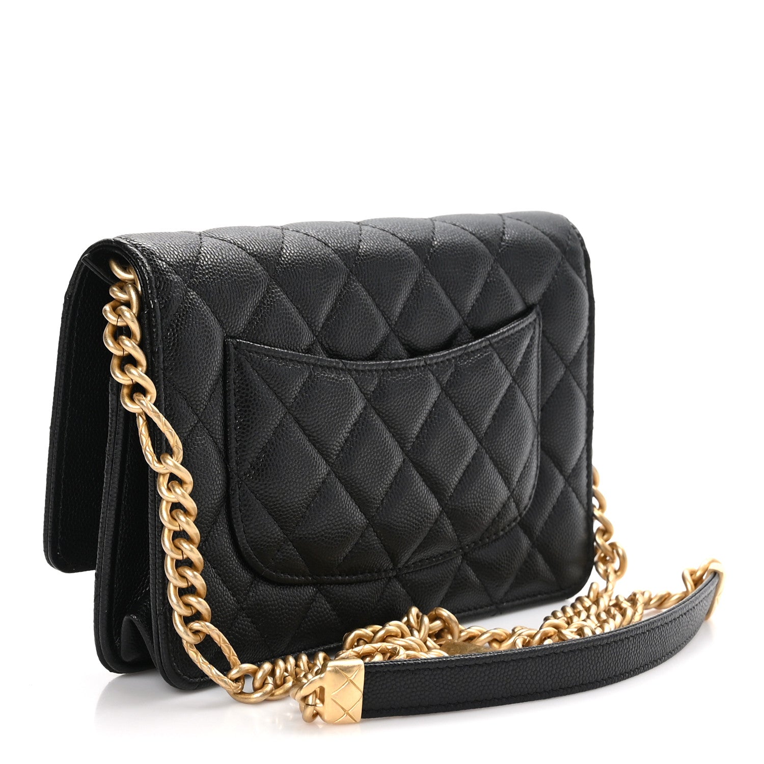 Chanel Caviar Quilted Bracelet On Chain Wallet On Chain WOC Black 3 of 11