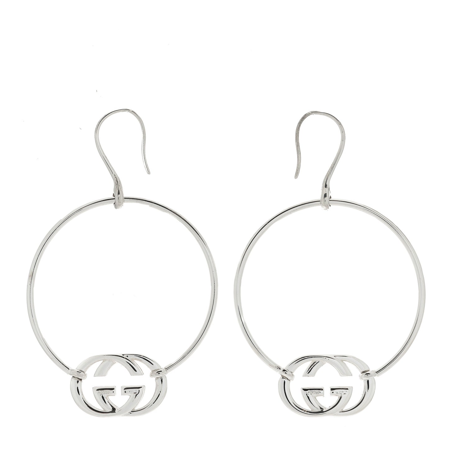 Sterling Silver Britt Hoop Earrings