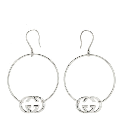Gucci Sterling Silver Britt Hoop Earrings 1 of 4