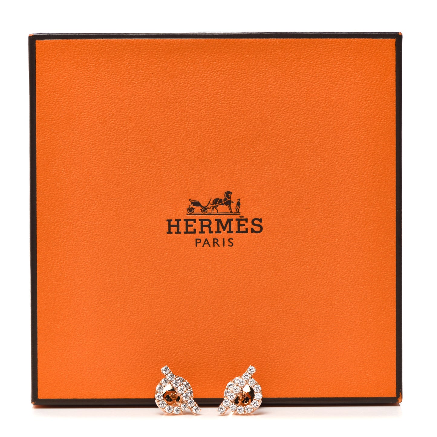 18K Rose Gold Diamond Finesse Earrings