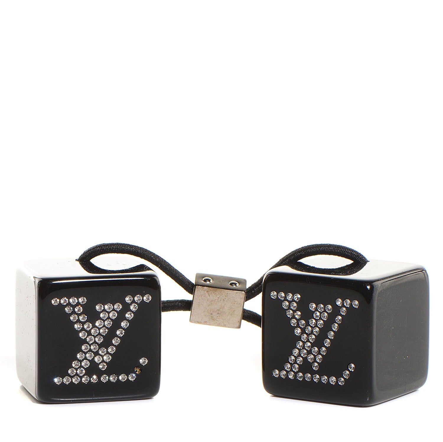 Louis Vuitton Crystal Hair Cube Black 1 of 4