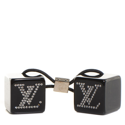 Louis Vuitton Crystal Hair Cube Black 1 of 4
