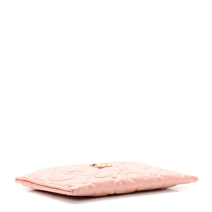 Chanel Caviar Camellia Embossed Card Holder Light Pink 4 of 8