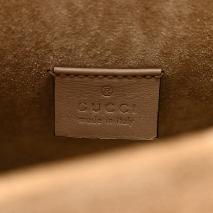 Gucci GG Supreme Monogram Suede Crystal Small Dionysus Shoulder Bag Beige Ebony Taupe 6 of 10