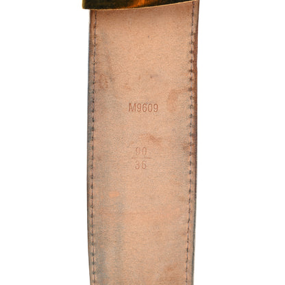 Louis Vuitton Damier Azur LV Initiales Belt 90 36 4 of 13