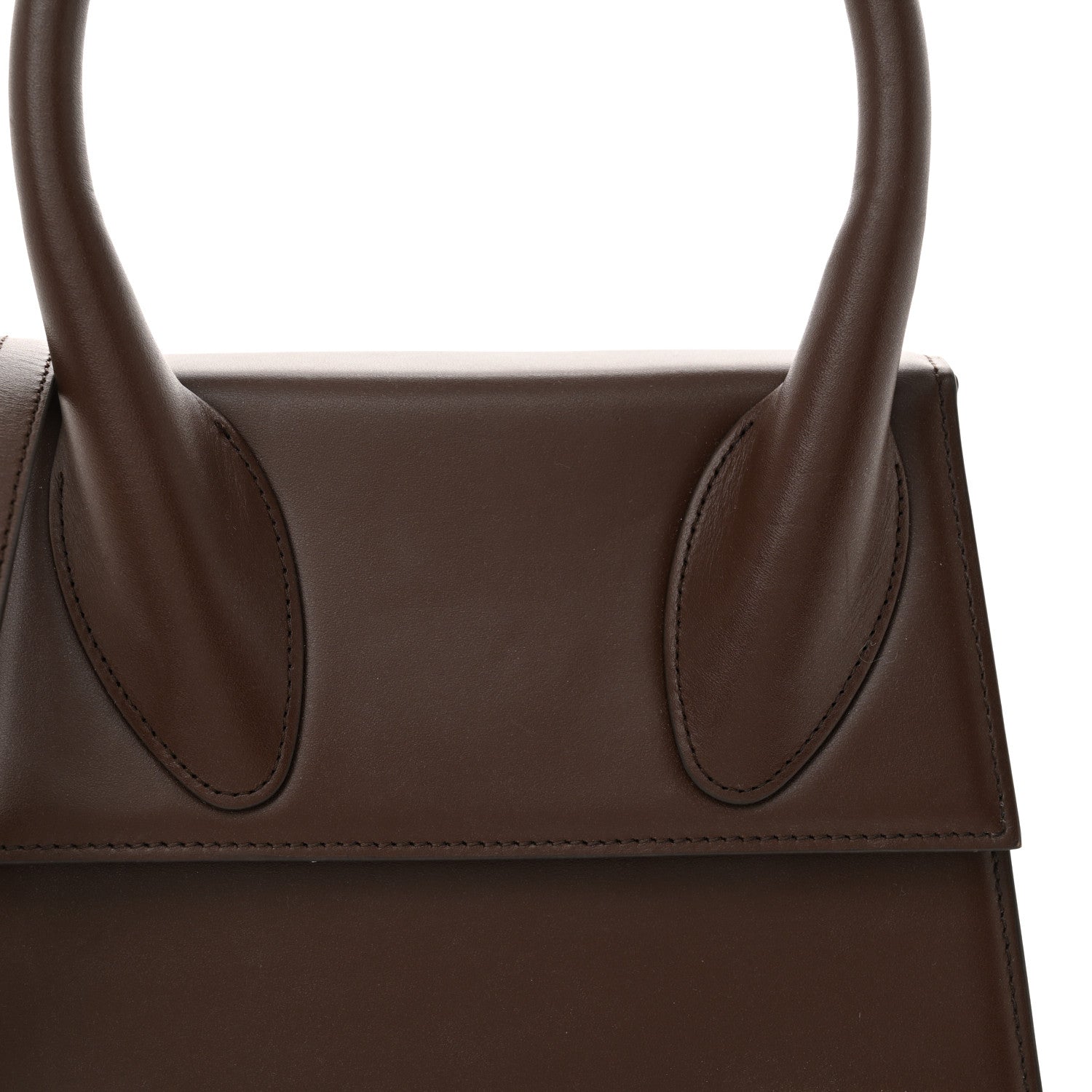 Jacquemus Smooth Calfskin Le Grand Chiquito Dark Brown 7 of 12