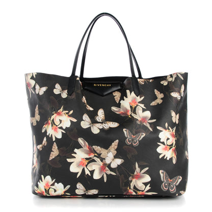 Givenchy Textured Coated Canvas Magnolia and Moth Print Large Antigona Tote 1 of 8