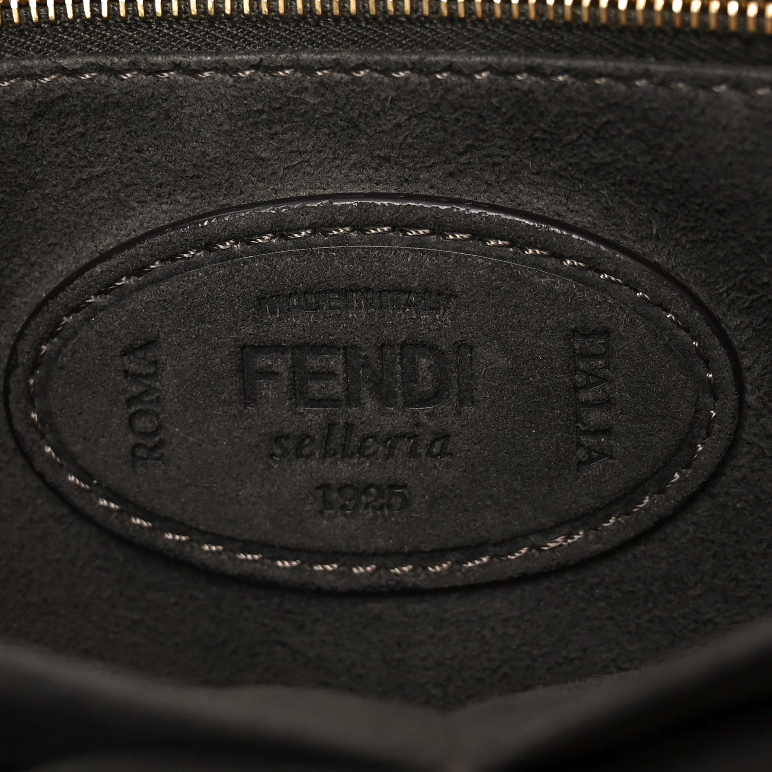 Fendi Cuoio Romano Selleria Small FF Tote Cipria 6 of 10
