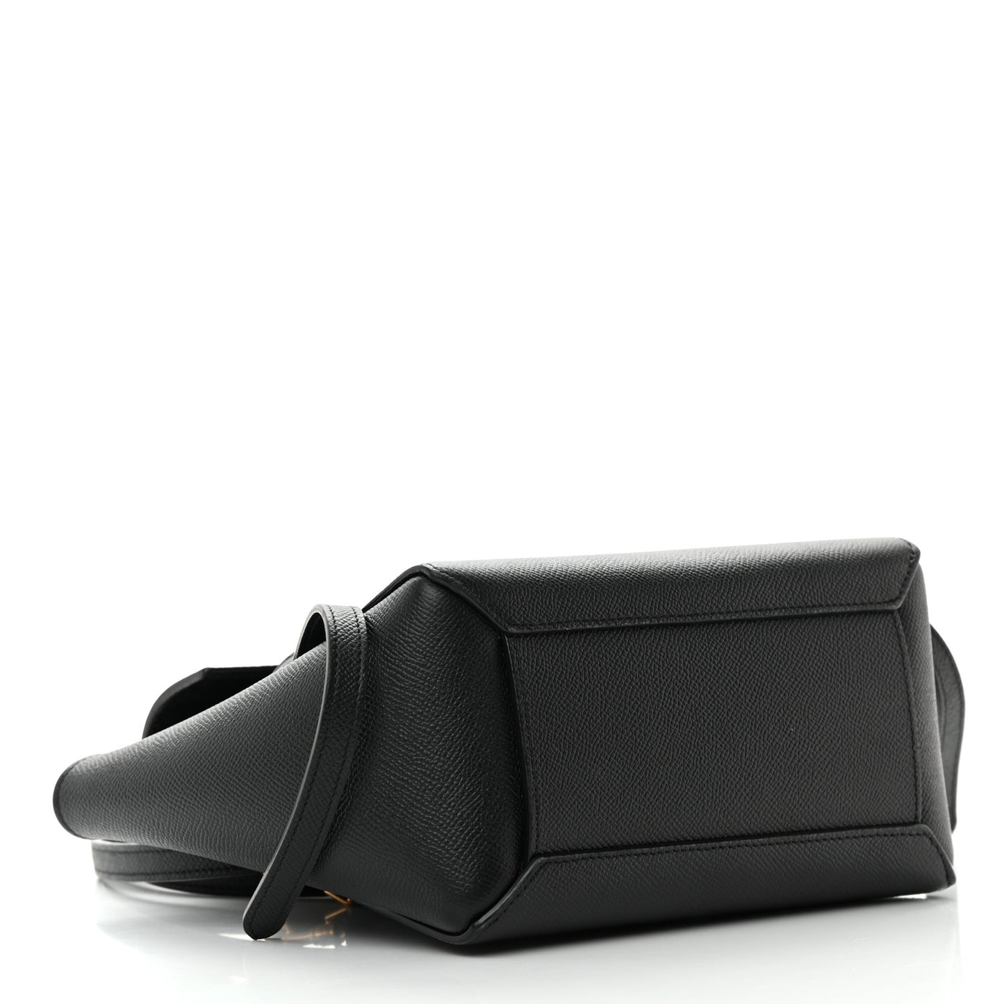 Grained Calfskin Nano Belt Bag Black