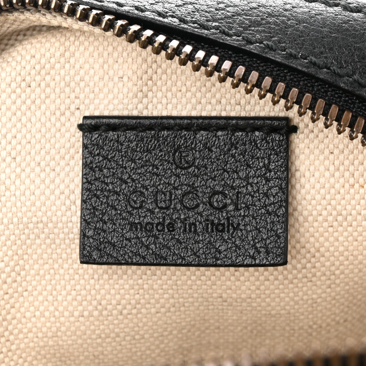 Velvet Calfskin GG Monogram Round Shoulder Bag Blue Beige