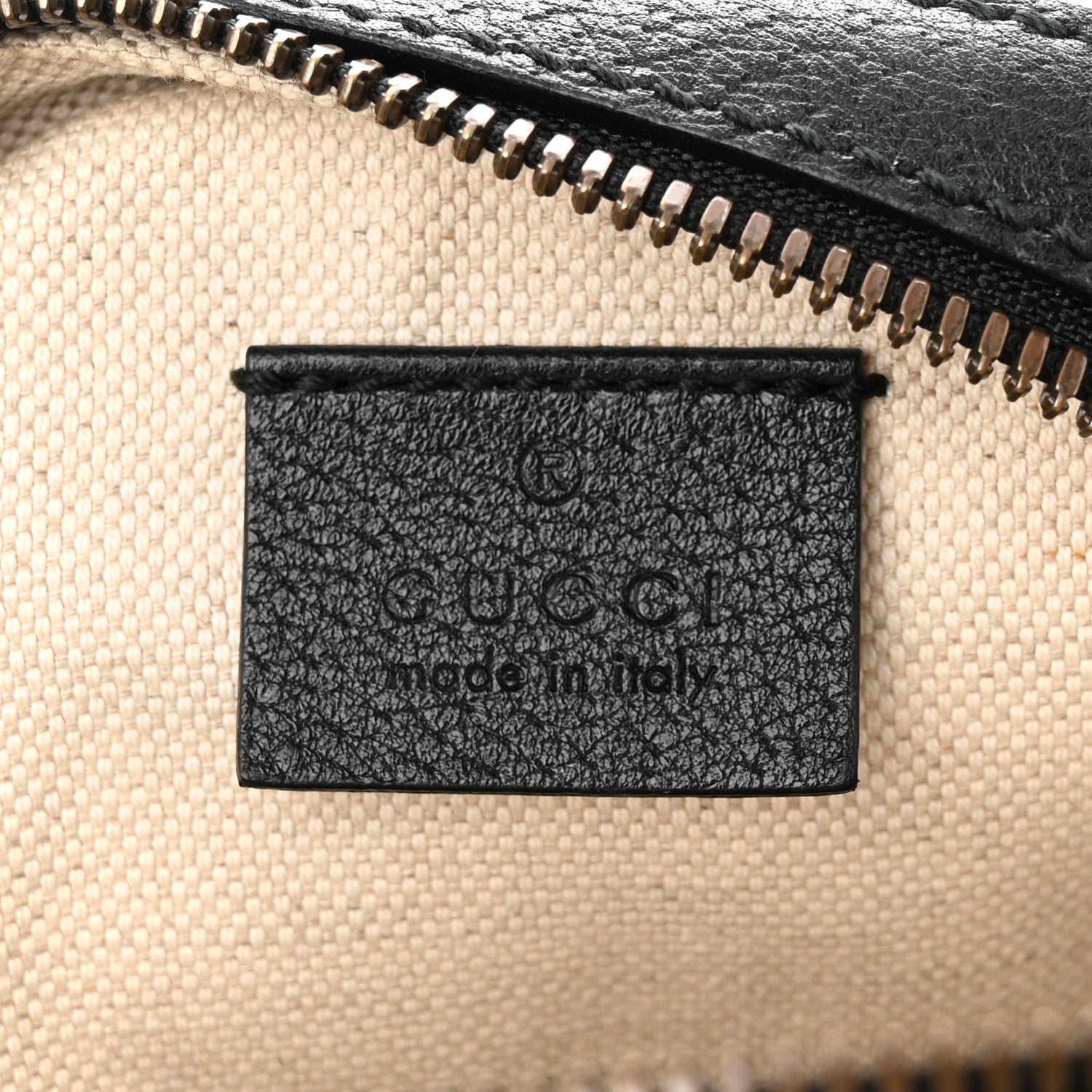 Gucci Velvet Calfskin GG Monogram Round Shoulder Bag Blue Beige 6 of 10