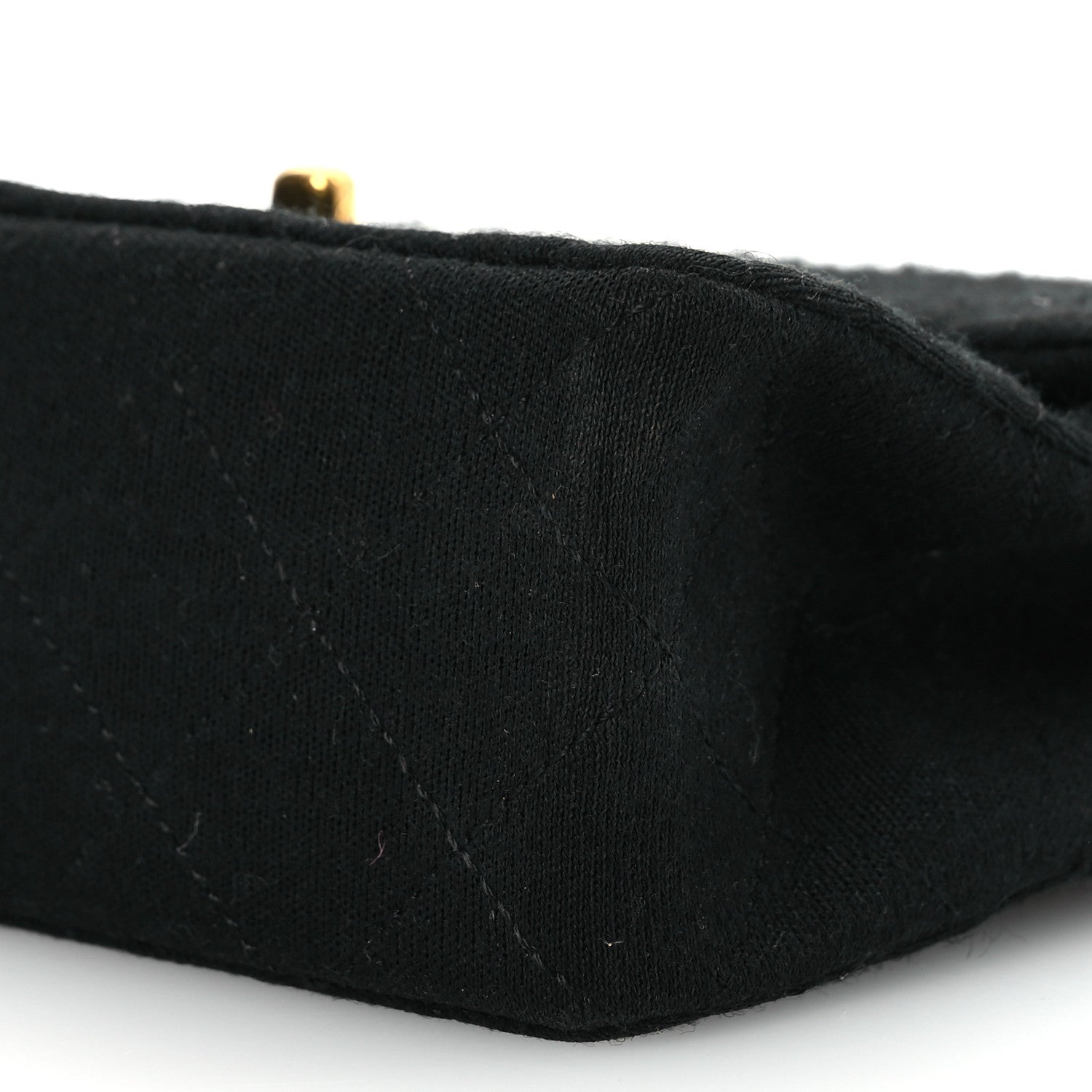Chanel Jersey Quilted Mini Square Flap Black 10 of 12