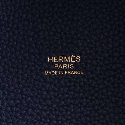 Hermes Taurillon Maurice Picotin Lock 18 PM Bleu Saphir 6 of 11