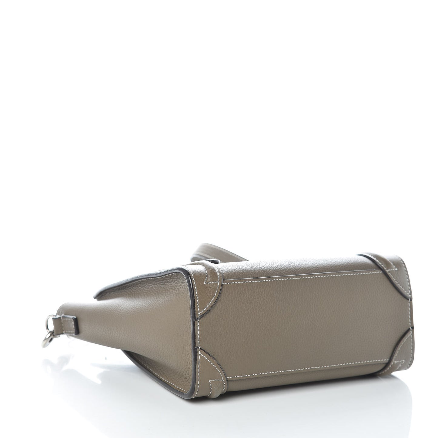 Drummed Calfskin Nano Luggage Souris