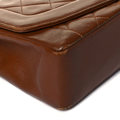 Chanel Lambskin Quilted Medium Single Flap Brown 7 of 8