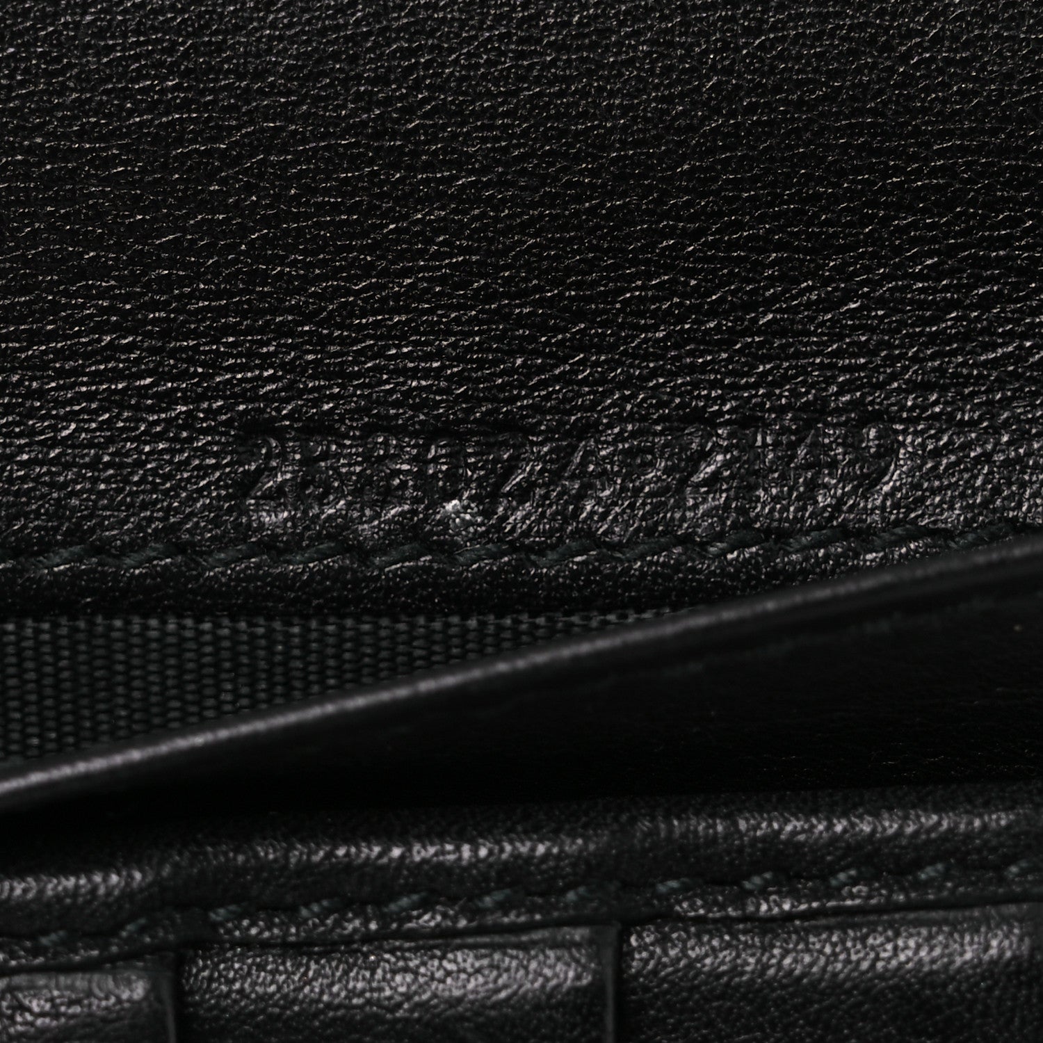 Gucci Guccissima Twins Continental Flap Wallet Black 7 of 9