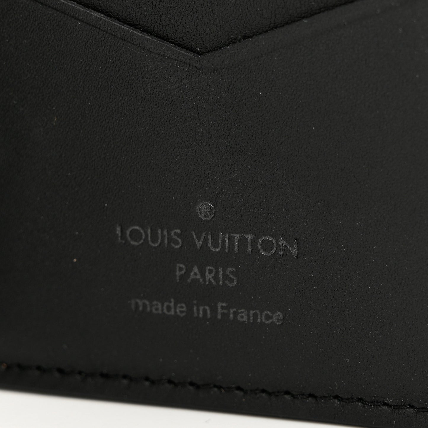 Calfskin Monogram Shadow Pocket Organizer Black