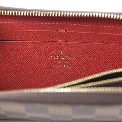 Louis Vuitton Damier Ebene Clemence Wallet 6 of 16