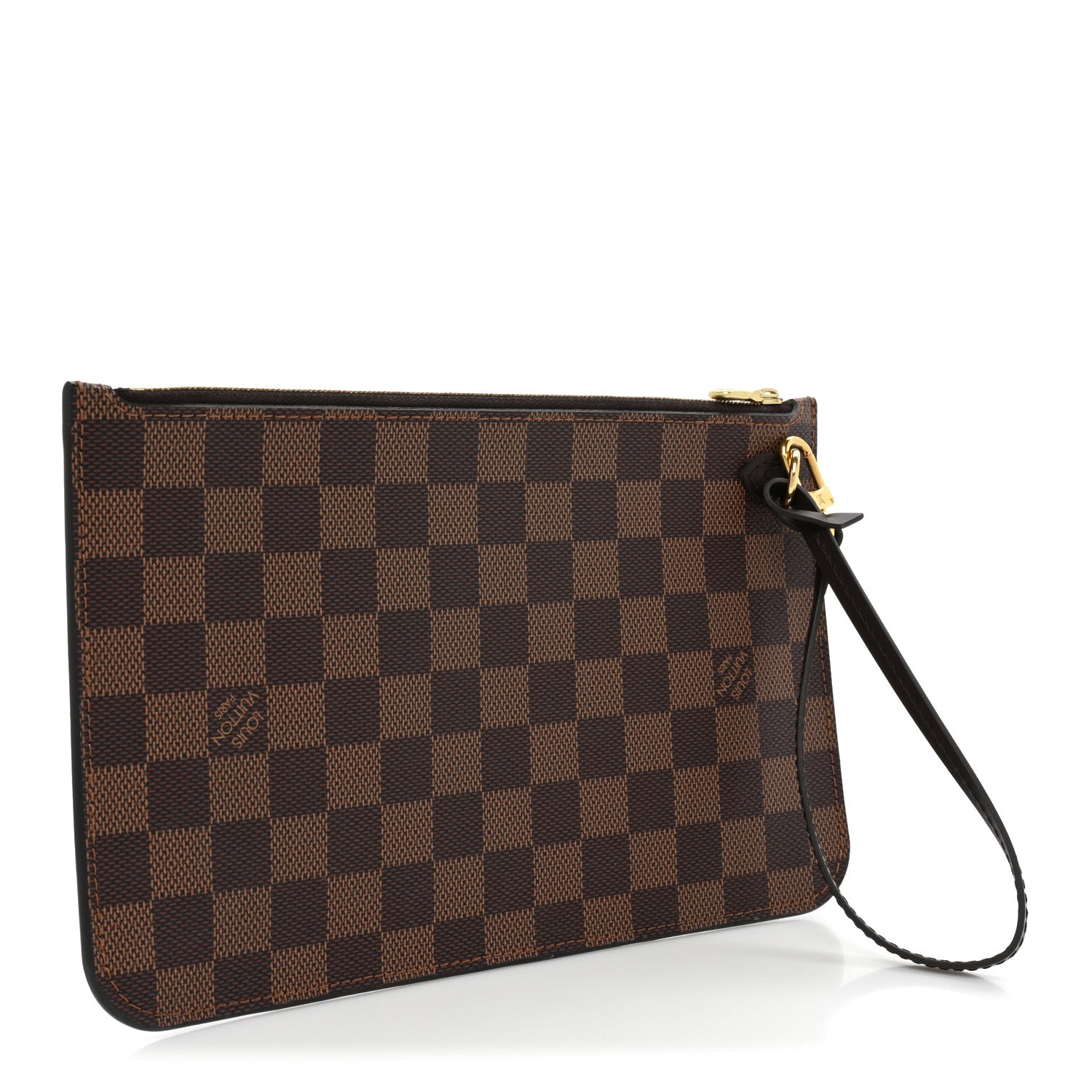 Louis Vuitton Damier Ebene Neverfull MM GM Pochette 3 of 10