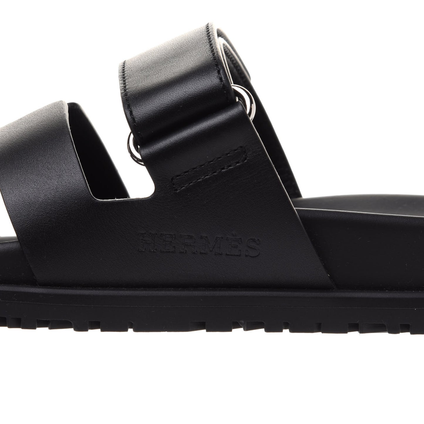 Calfskin Womens Chypre Sandals 35 Black