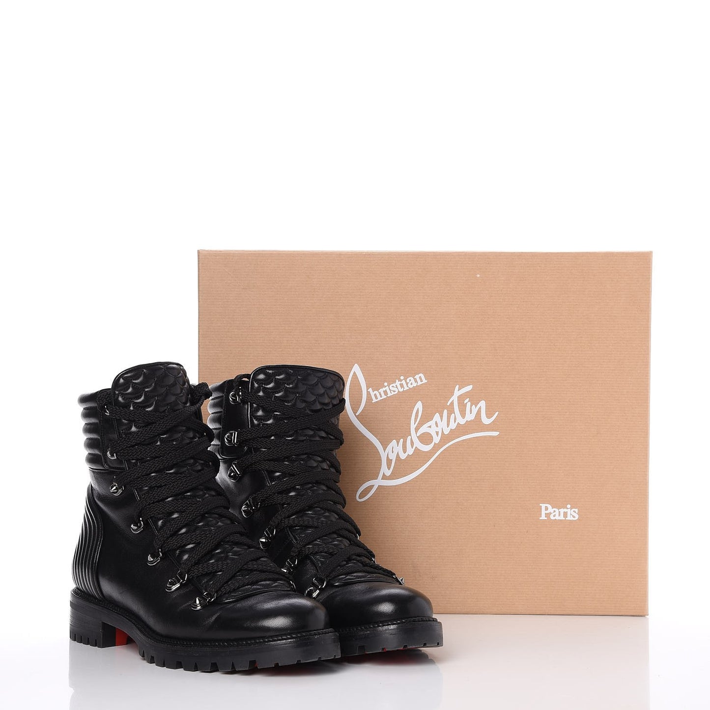 Shiny Nappa Mad Flat Boots 40.5 Black