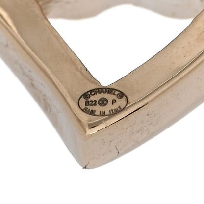 Chanel Metal CC Heart Coco In Love Earrings Gold 4 of 4