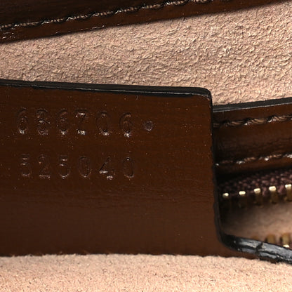 Gucci GG Supreme Monogram Azalea Calfskin Web Small Jackie 1961 Hobo Beige Ebony Brown Sugar 7 of 9