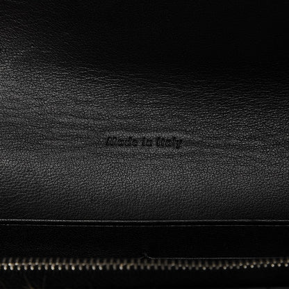 Celine Pony Hair Calfskin Diamond Clutch Wallet White 7 of 8