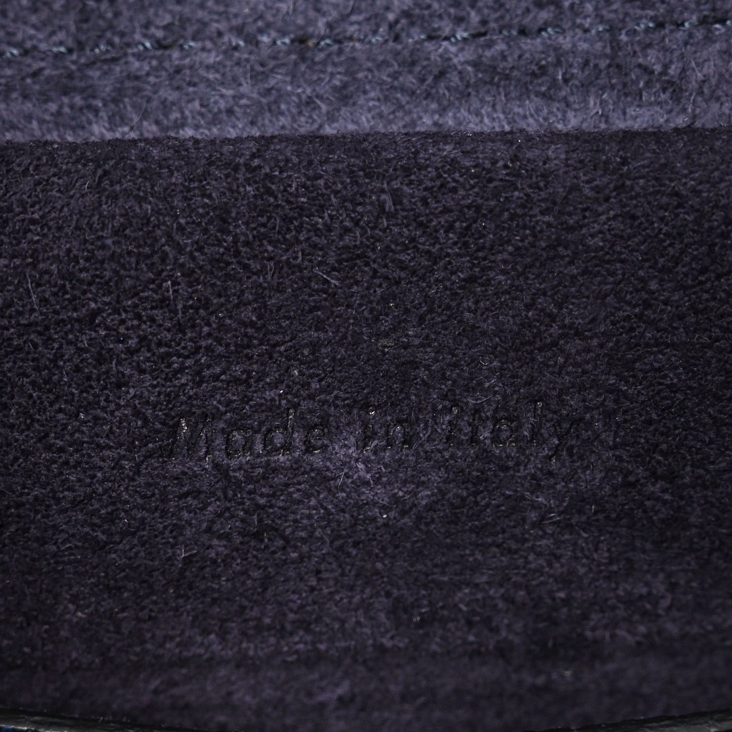 Grained Calfskin Micro Belt Bag Grey