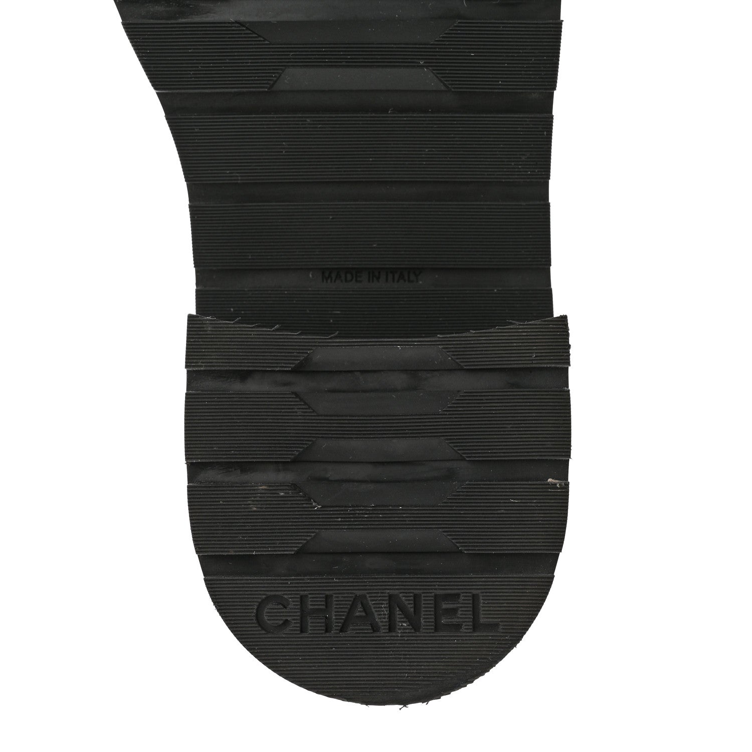 Chanel Shiny Goatskin Calfskin Quilted Lace Up Combat Boots 36.5 Black 6 of 11