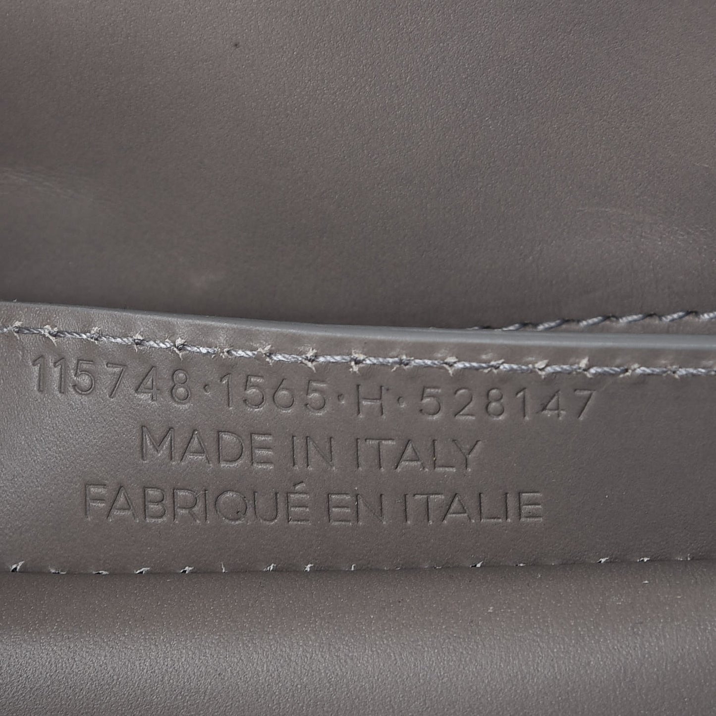 Technical Mesh Vegetable Calfskin Classic Silver Hardware City Gris Ardoise Gris Pyrite