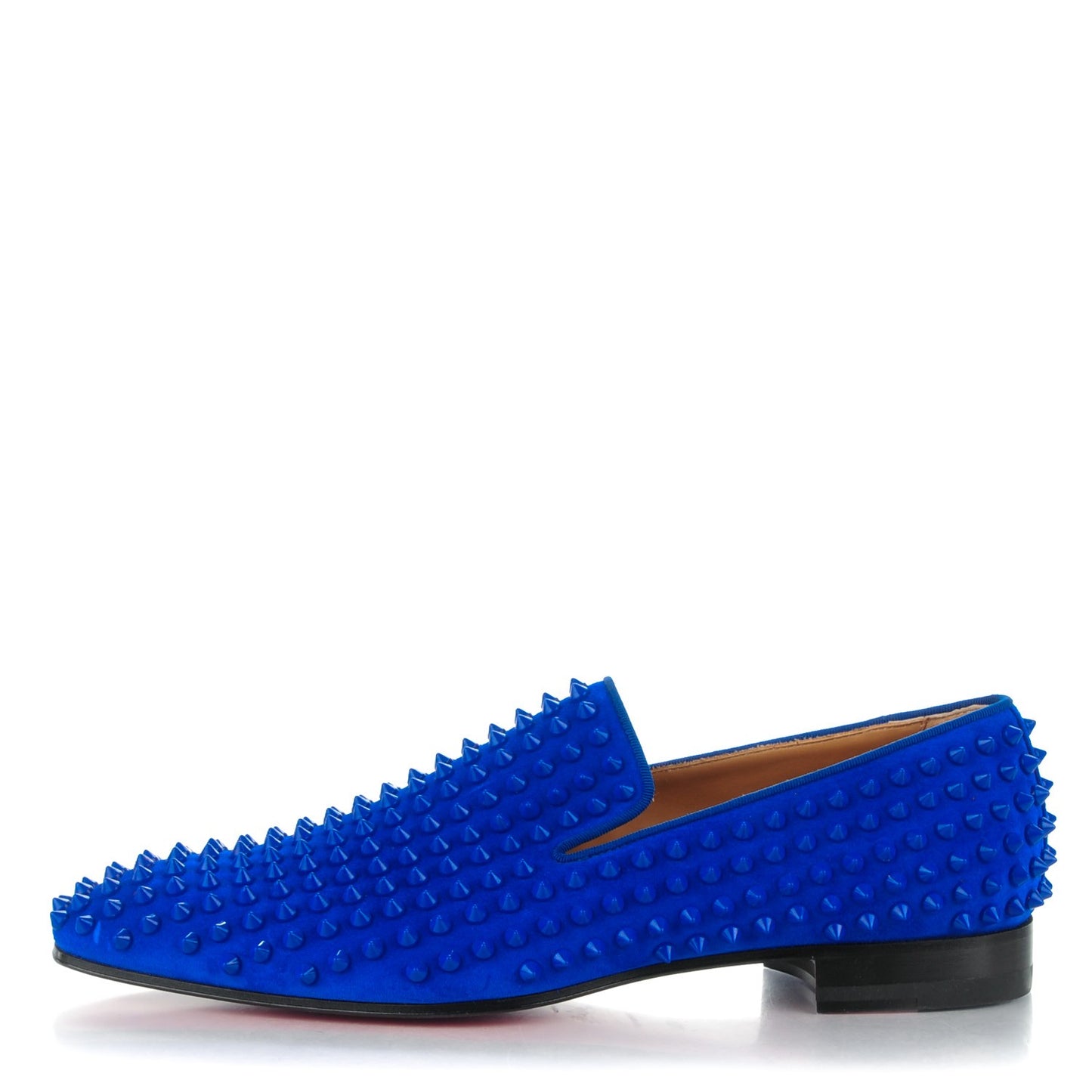 Mens Veau Velours Spikes Dandelion Flat 42.5 Electric