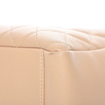 Chanel Caviar Quilted Grand Shopping Tote GST Beige Clair 11 of 15