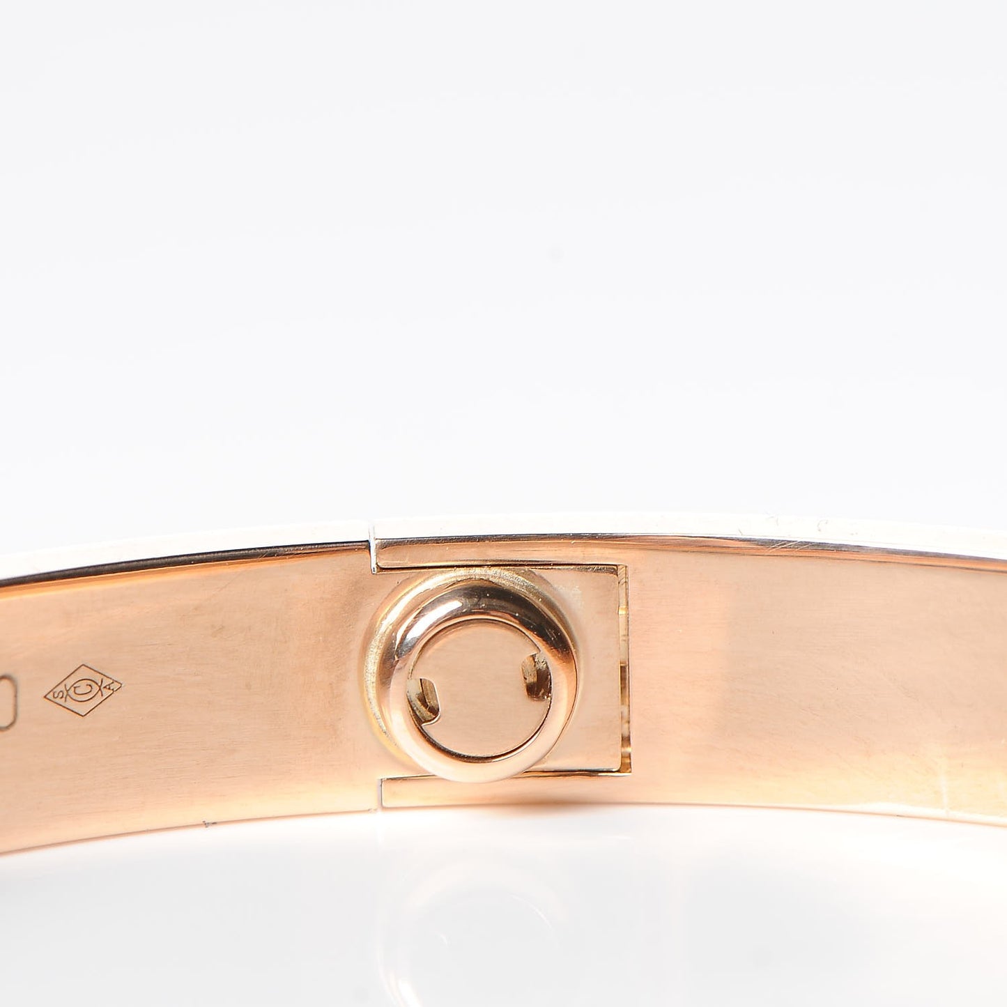 18K Pink Gold LOVE Bracelet 17