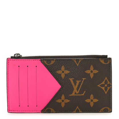Louis Vuitton Monogram Calfskin Coin Card Holder Rose 1 of 8