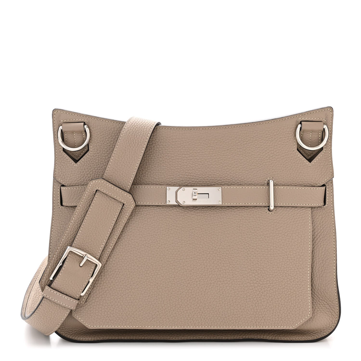 Hermes Taurillon Clemence Jypsiere 34 Gris Tourterelle 1 of 13