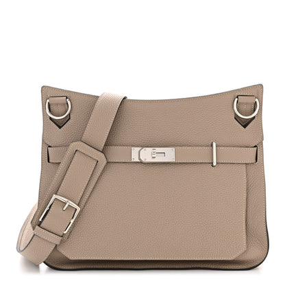 Hermes Taurillon Clemence Jypsiere 34 Gris Tourterelle 1 of 13