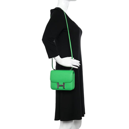 Hermes Chevre Mysore Constance 18 Vert Comics 2 of 10